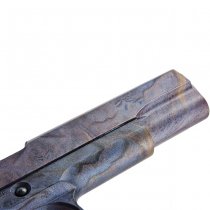 Armorer Works AO 1911 Gas Blow Back Pistol Marble Pattern & Wood Grip