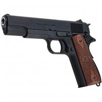 Armorer Works AO 1911 Gas Blow Back Pistol Matt Black & Wood Grip