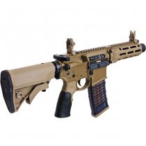 Cyma CGS EMG Daniel Defense DDM4 PDW Gas Blow Back Rifle - Dark Earth