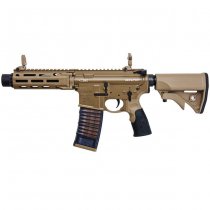 Cyma CGS EMG Daniel Defense DDM4 PDW Gas Blow Back Rifle - Dark Earth