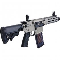 Cyma CGS EMG Daniel Defense DDM4 PDW Gas Blow Back Rifle - Silver