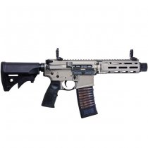 Cyma CGS EMG Daniel Defense DDM4 PDW Gas Blow Back Rifle - Silver