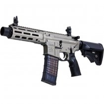 Cyma CGS EMG Daniel Defense DDM4 PDW Gas Blow Back Rifle - Silver