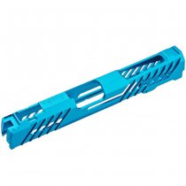 Dr.Black Marui Hi-Capa 5.1 GBB Slide Type 706 Aluminum - Aqua Blue