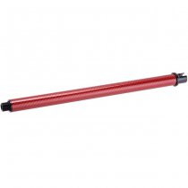 Dr.Black Marui MWS GBBR Outer Barrel Carbon Fiber 12 Inch - Red