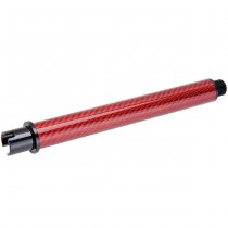 Dr.Black Marui MWS GBBR Outer Barrel Carbon Fiber 7 Inch - Red