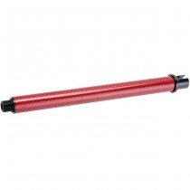 Dr.Black Marui MWS GBBR Outer Barrel Carbon Fiber 9 Inch - Red