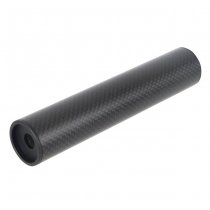 Laylax MODE-2 Carbon Fiber FAT Silencer 14mm CCW 150mm - Black