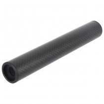 Laylax MODE-2 Carbon Fiber Slim Silencer 14mm CCW 150mm - Black