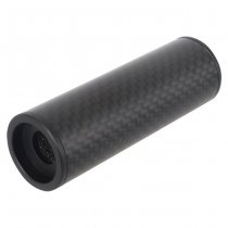 Laylax MODE-2 Carbon Fiber Slim Silencer 14mm CCW 70mm - Black