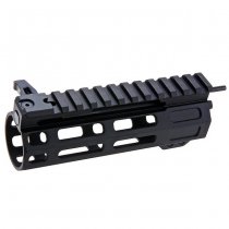 Maple Leaf WE / VFC / GHK M4 GBBR Front Charging M-LOK Handguard CNC 5.5 Inch - Black