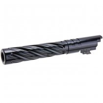 Dr.Black Hi-Capa 5.1 GBB Outer Barrel Type Spiral Storm - Black