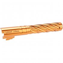 Dr.Black Hi-Capa 5.1 GBB Outer Barrel Type Spiral Storm - Orange