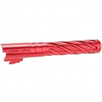 Dr.Black Hi-Capa 5.1 GBB Outer Barrel Type Spiral Storm - Red
