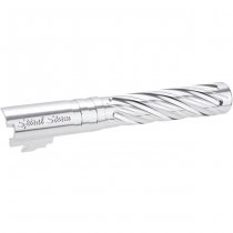 Dr.Black Hi-Capa 5.1 GBB Outer Barrel Type Spiral Storm - Silver