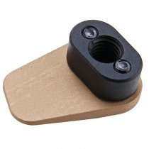 Revanchist VFC M4 GBBR Magazine Release CNC Aluminum Type A - Tan