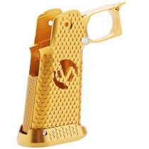 5KU Marui Hi-Capa GBB CNC Aluminum Grip Infinity Style Type 3 - Gold