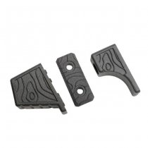 Advantage Airsoft Contour Line Style M-LOK Hand Stop Kit - Black