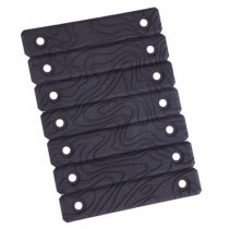 Advantage Airsoft Contour Line Style M-LOK Rail Cover Type 1 - Black