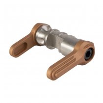 Revanchist VFC M4 GBBR Ambi Selector Stainless Steel Type B - Tan