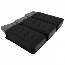 Warrior Laser Cut Triple Snap Mag Pouch 5.56mm - Black