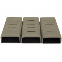 Warrior Laser Cut Triple Snap Mag Pouch 5.56mm  - Ranger Green