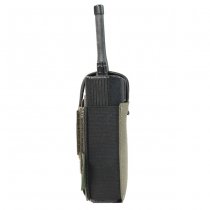Warrior Laser Cut Wing Velcro Adustable Radio Pouch Left Side - Ranger Green