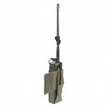 Warrior Laser Cut Wing Velcro MBITR/Harris Radio Pouch Left Side - Ranger Green
