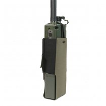 Warrior Laser Cut Wing Velcro MBITR/Harris Radio Pouch Left Side - Ranger Green