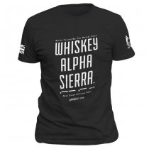 Warrior Whiskey Alpha Sierra WAS T-Shirt - Black