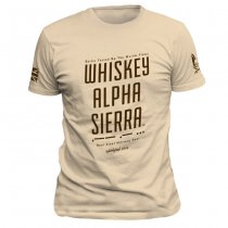 Warrior Whiskey Alpha Sierra WAS T-Shirt - Tan