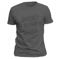 Warrior Whiskey Alpha Sierra WAS T-Shirt - Grey