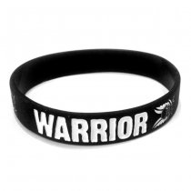 Warrior Silicone Wrist Band - Black