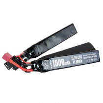Specna Arms x Gens Ace 11.1V 1000mAh 25C Li-Po Battery G-Tech Split Type - Large Deans