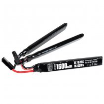 Specna Arms x Gens Ace 11.1V 1500mAh 25C Li-Po Battery G-Tech Split Type - Small Tamiya