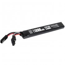 Specna Arms x Gens Ace 7.4V 1200mAh 25C Li-Po Battery G-Tech - Small Tamiya