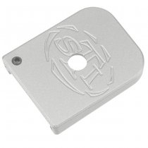 5KU Marui Hi-Capa GBB STI Style Skinny Magazine Base Type 2 - Silver
