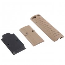 Double Eagle EMG FN Herstal FN 509 Gas Blow Back Pistol - Dark Earth