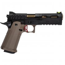 KJ Works KP-19S Gas Blow Back Pistol - Black