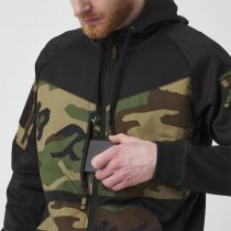 Helikon-Tex Rogue Tactical Hoodie FullZip - Black / ERDL - XS