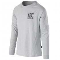 Helikon-Tex T-Shirt Long Sleeve ABC Always Be Cool - Mid Grey Melange - 2XL