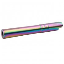 CowCow Marui Hi-Capa 5.1 GBB OB1 SS Threaded Outer Barrel .45 Marking - Rainbow