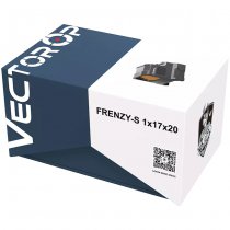 Frenzy-S 1x17x20 Red Dot Sight Aspheric Lens - Black