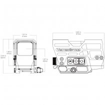 Vector Optics Frenzy Plus 1x31x26 Red Dot Sight Multi-Reticle