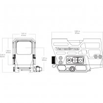 Vector Optics Frenzy Plus 1x31x26 Solar Red Dot Sight