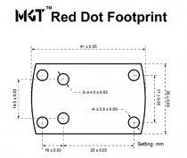 Vector Optics Frenzy-S 1x17x21 GenII Red Dot Sight