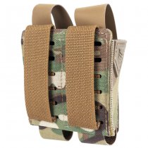 Wosport MG-126 K Type 9mm Double Mag Pouch - Multicam