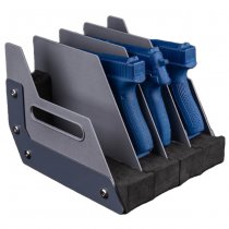 Wosport TG-32 Pistol Storage Rack 4 Slot - Grey