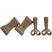 Tasmanian Tiger Bungee Cord Tab Set - Coyote