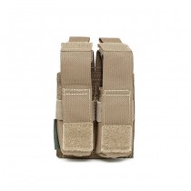 Warrior Double 9mm Pistol Magazine Pouch - Coyote 1